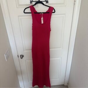 Z Supply Vibrant Pink Maxi Dress